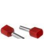 TERMINAL PUNTERA ROJO DUO 1,00 MM