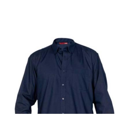 CAMISA TRABAJO AZUL MARINO M/L T/42