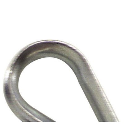 GUARDACABOS ZINCADO PARA CABLE 10 MM. 