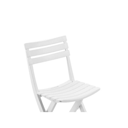 SILLA RESINA PLEGABLE BLANCA BIRKI