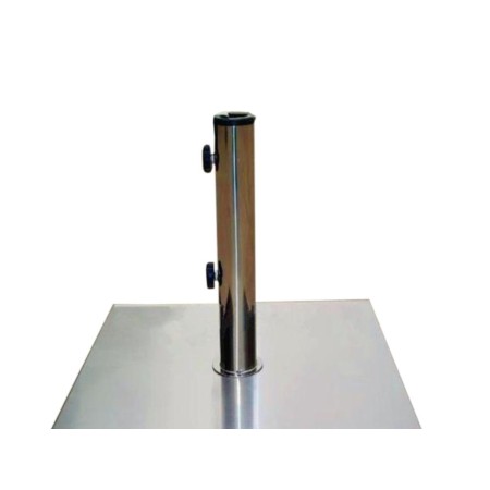 BASE PARASOL INOXIDABLE 50X50