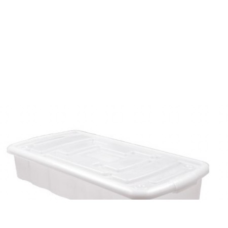 ATLANTIC CAJA BAJA CON RUEDAS TAPA BLANCA