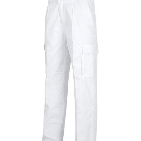 MACOR PANTALON MULTIBOLSILLOS BLANCO T52