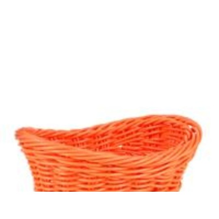 CESTA BELVEDERE OVAL NARANJA 24X14X8.5