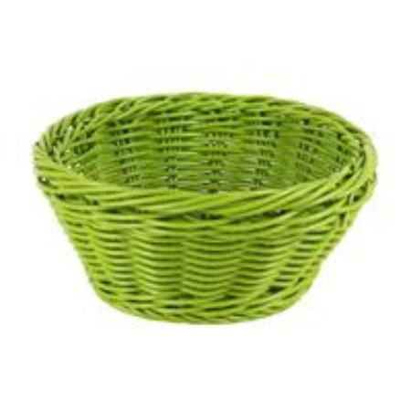 CESTA BELVEDERE REDONDA PISTACHO 19.5X7.5