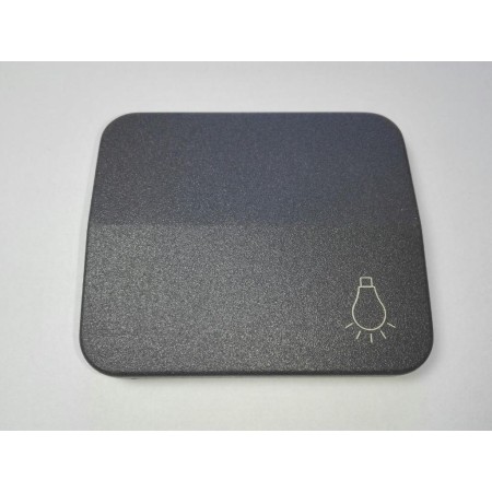 SIMON 75 TECLA PULSADOR LUZ GRAFITO G75018-38