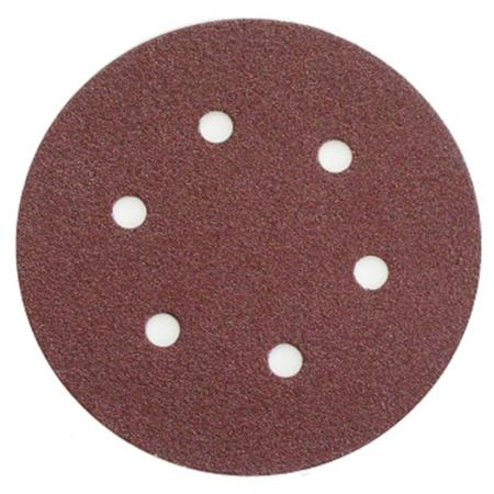 DISCO ABRASIVO DIAM 150 MM P320 VELCRO ROJO