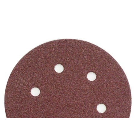DISCO ABRASIVO DIAM 150 MM P320 VELCRO ROJO