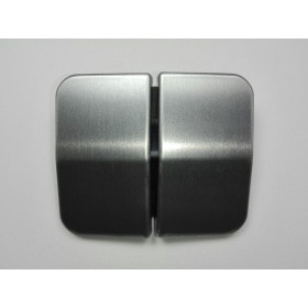 SIMON 75 TECLA 2 INTERRUPTOR CONMUTADOR ALUMINIO