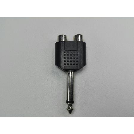 EDC ADAPTADOR JACK 6.3 MONO- 2 RCA HEMBRA