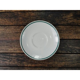 PORVASAL FILO VERDE PLATO 221 CAFE 13.5CM