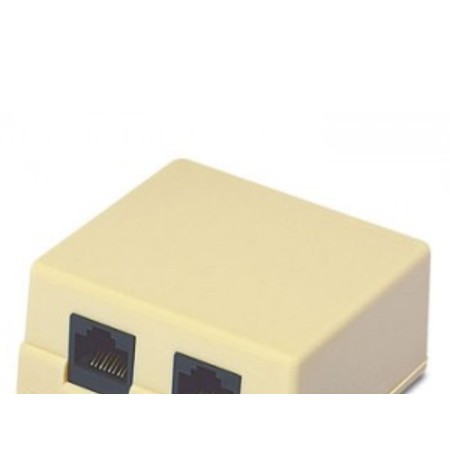 FYH ROSETA SUPERFICIE 2 VIAS PARA IDC RJ45