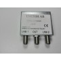 REPARTIDOR SPLITTER 1 ENTRADA-2 SALIDAS 5-1000MHZ