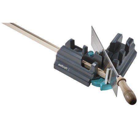 WOLFCRAFT CAJA DE INGLETES Y FALSA ESCUADRA