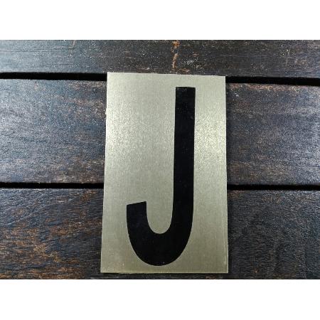 FYH LETRA J 90 MM ALUMINIO ORO