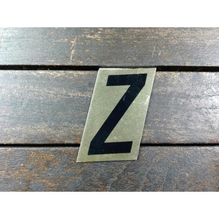 FYH LETRA Z INCLINADA 60MM ALUMINIO ORO