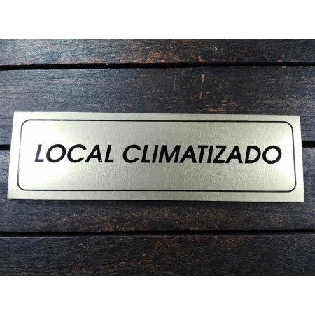 FYH ROTULO LOCAL CLIMATIZADO 17X5 ALUMINIO ORO