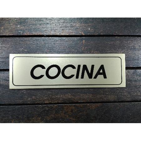 FYH ROTULO COCINA 17X5 ALUMINIO ORO