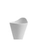 CUCURUCHO DEGUSTACION CON PIE PORCELANA 12X20 CMS