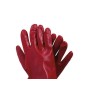 GUANTE PVC ROJO 35 CM.   (PAR)