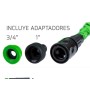 MANGUERA EXTENSIBLE RIEGO 10 A 30 METROS CON PISTOLA DE 7 POSICIONES
