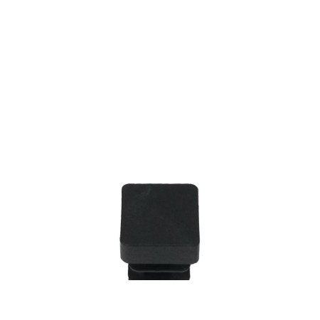 CONTERA CUADRADA INTERIOR NEGRA 12X12 MM.  BLISTER 4 PIEZAS. 