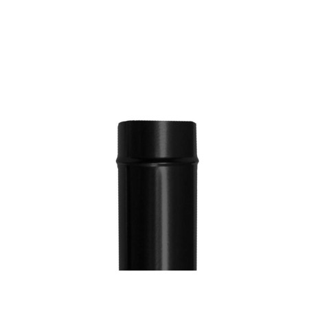 TUBO ESTUFA PELLET VITRIFICADO Ø80 MM  25CM