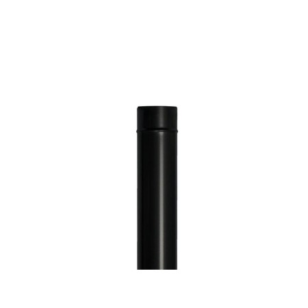 TUBO ESTUFA PELLET VITRIFICADO Ø80 MM  50CM