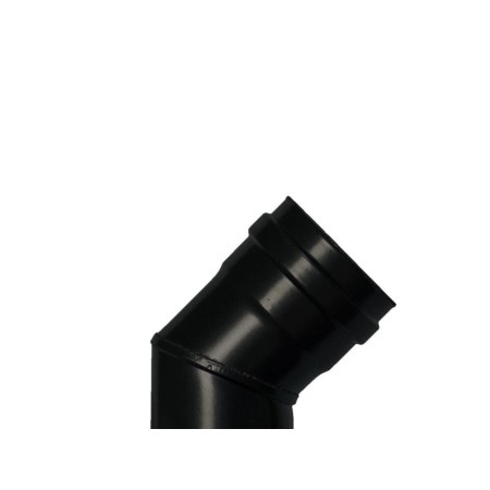 CODO ESTUFA PELLET VITRIFICADO Ø80 MM  45°