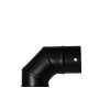 CODO ESTUFA PELLET VITRIFICADO Ø80 MM  90°