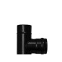 TE ESTUFA PELLET VITRIFICADA Ø80 MM  90°