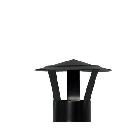 SOMBRERO ESTUFA PELLET VITRIFICADO Ø80 MM