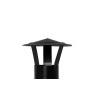 SOMBRERO ESTUFA PELLET VITRIFICADO Ø80 MM