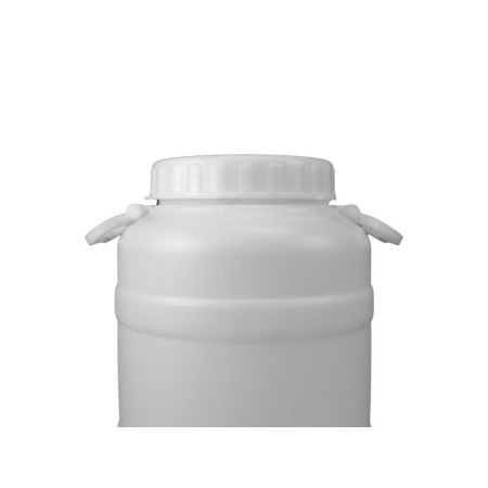 BIDON GARRAFA PLASTICO ALIMENTARIO CON GRIFO Y BOCA ANCHA 30 LT. 