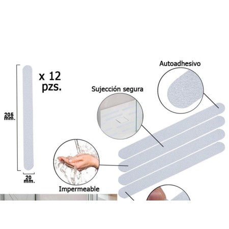 TIRAS ANTIDESLIZANTE ADHESIVAS PARA BAÑOS / DUCHAS