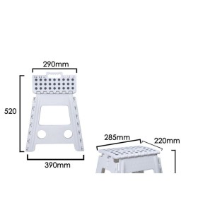 TABURETE PLEGABLE 29X22X39 CM. 