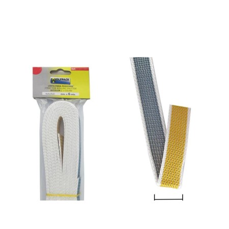 CINTA PERSIANA WOLFPACK BICOLOR 18 MM.  ROLLO 6 METROS