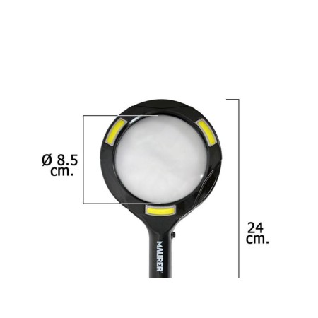 LUPA CON LED 2,5 AUMENTOS