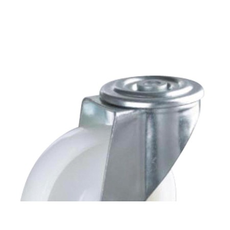 RUEDA INDUSTRIAL NYLON PASANTE 100MM