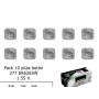 PILA BOTON OXIDO DE PLATA 377 / SR626SW  (CAJA 10 PILAS)