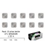 PILA BOTON OXIDO DE PLATA 371 / SR920SW  (CAJA 10 PILAS)