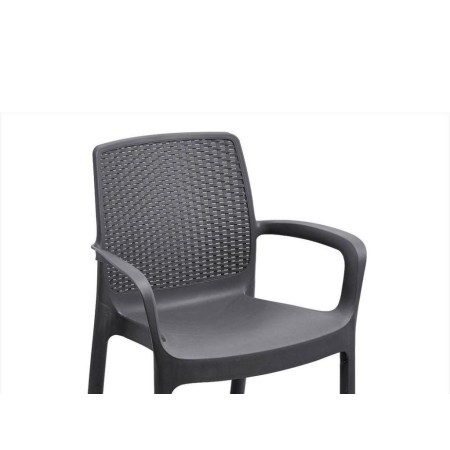 SILLA RESINA SIMIL RATTAN REGINA ANTRACITA
