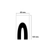 NUMERO ADHESIVO 46X140 MM.    Nº 0