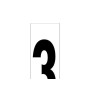 NUMERO ADHESIVO 46X140 MM.    Nº 3