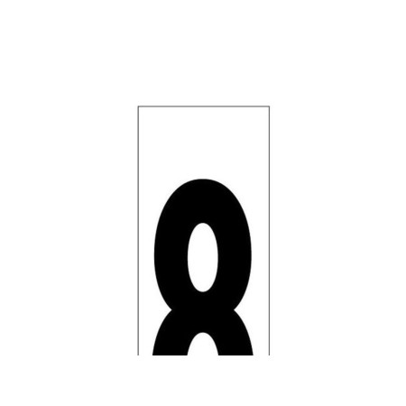 NUMERO ADHESIVO 46X140 MM.    Nº 8