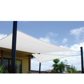 TOLDO VELA SOMBRA JARDIN CUADRADA 3,6X3,6 METROS BLANCA