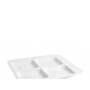 PLATO 4 COMPARTIMENTOS 25X25X2,5 CMS