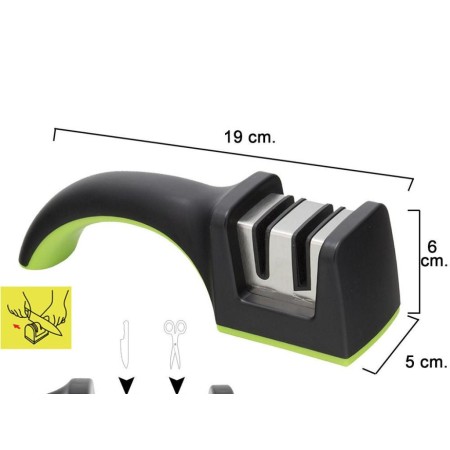 AFILADOR CUCHILLOS / TIJERAS CON MANGO