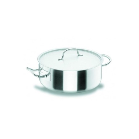 ALAR CACEROLA HOTEL INOX CON TAPA 16 CMS