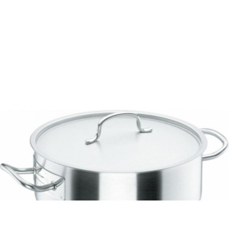 ALAR CACEROLA HOTEL INOX CON TAPA 24 CMS